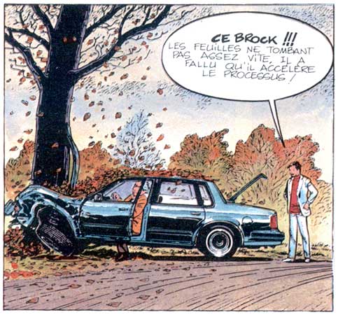 Illustration du calendrier Tintin octobre 1983